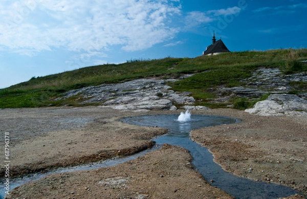 Obraz Sivá brada mineral spring