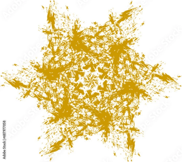 Fototapeta Christmas snowflake of skin color-3