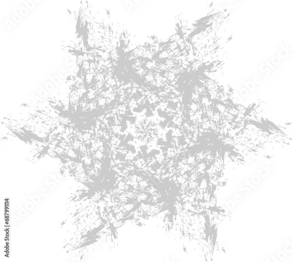 Fototapeta Christmas silver snowflake