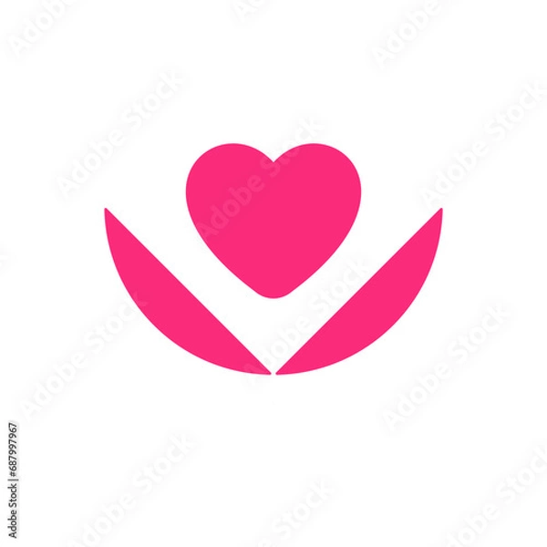 Obraz heart logo 