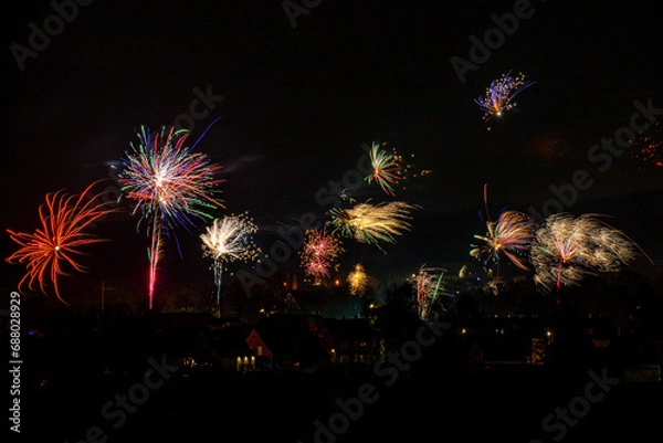 Obraz Fireworks spread