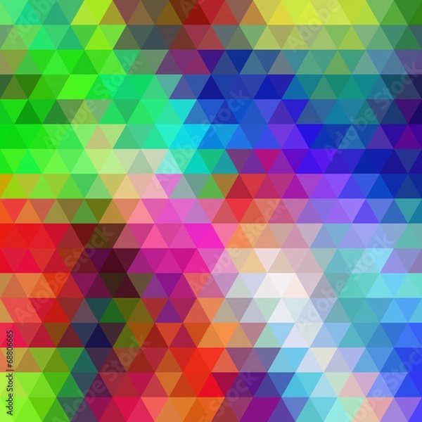 Fototapeta Multicolor Abstract Background Consisting of Triangles