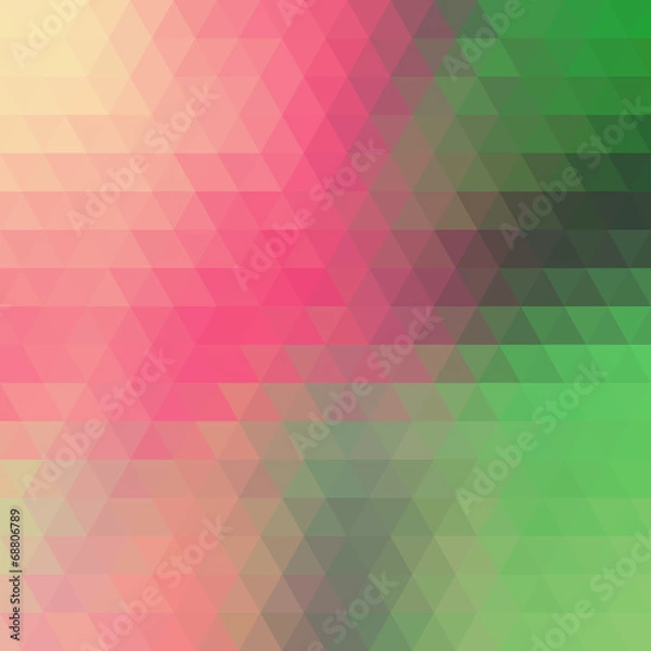 Fototapeta Multicolor Abstract Background Consisting of Triangles