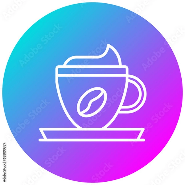 Fototapeta Cappuccino Icon