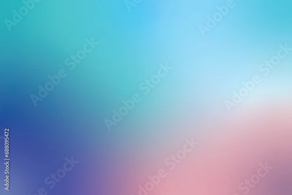 Fototapeta Smooth abstract purple and blue gradient background vector