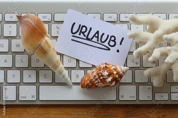 Obraz betriebsurlaub