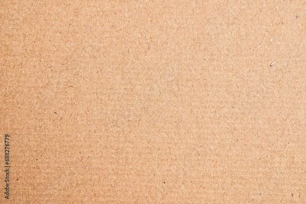 Obraz  Brown cardboard carton material texture background