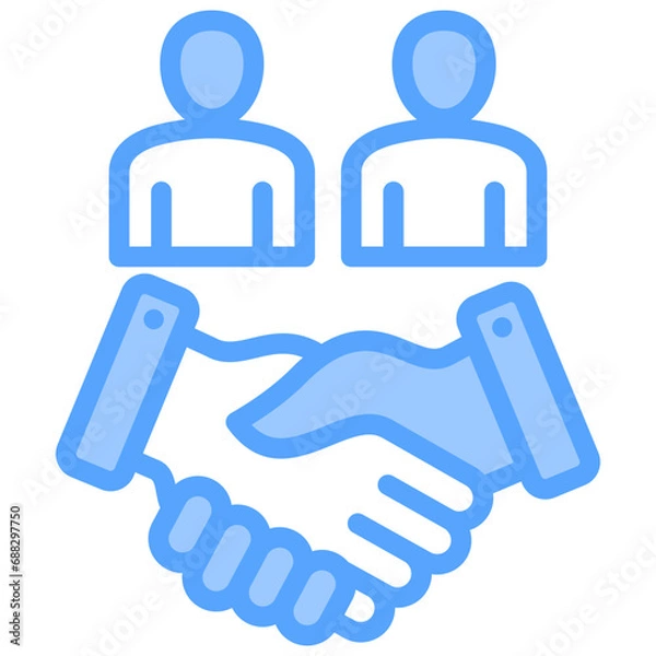 Obraz Associates Blue Icon