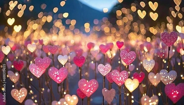 Obraz バレンタインイルミネーション