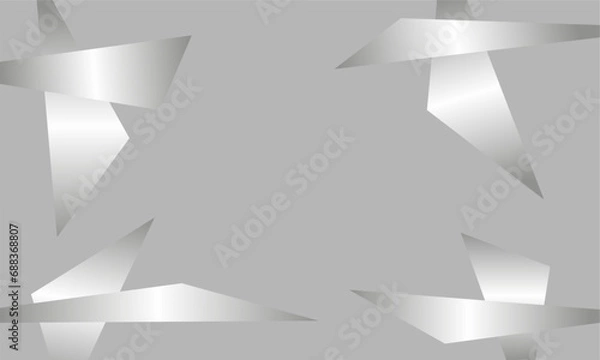 Obraz white abstract background illustration, background with white and gray abstract pattern.	