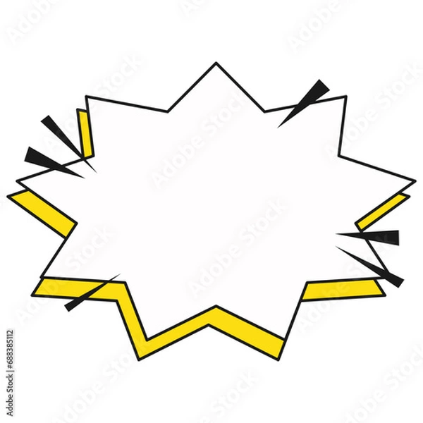 Fototapeta Comic Speech Bubble