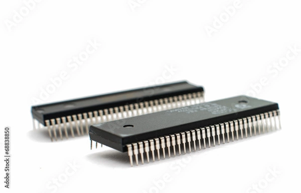 Obraz Electronic microchips