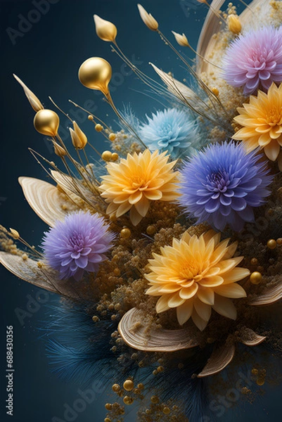 Obraz flower in water