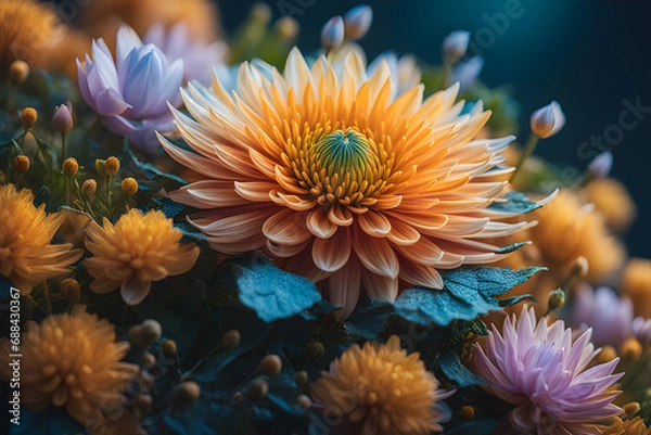 Fototapeta anemone, Genarative Ai