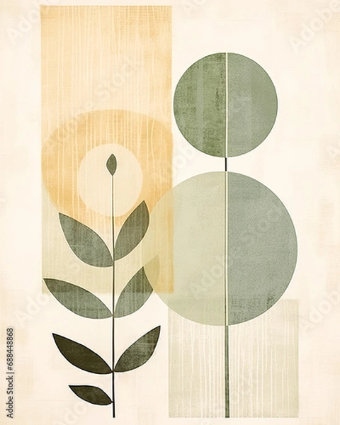 Obraz A Nature-Inspired Watercolor Elegance