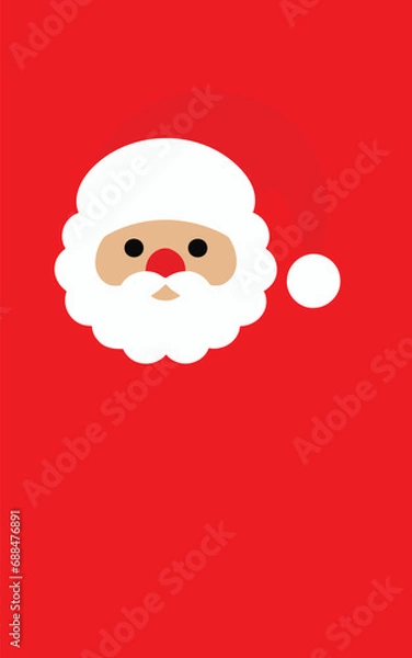 Fototapeta santa claus illustration