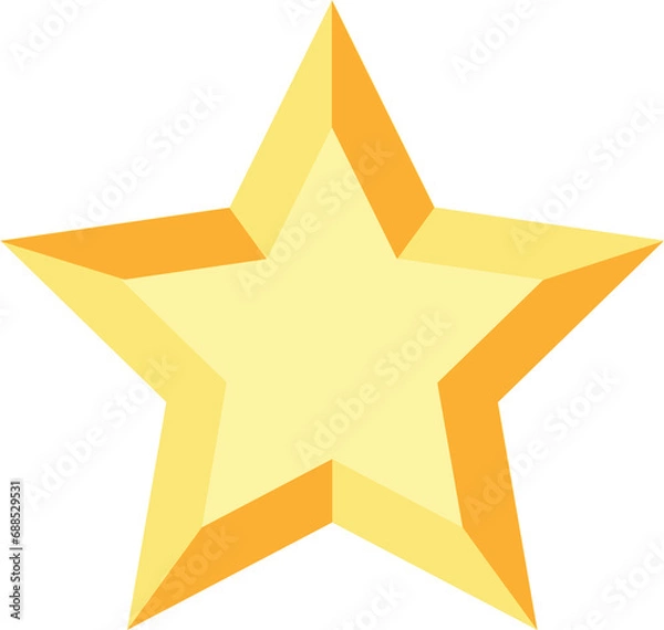 Obraz gold star 