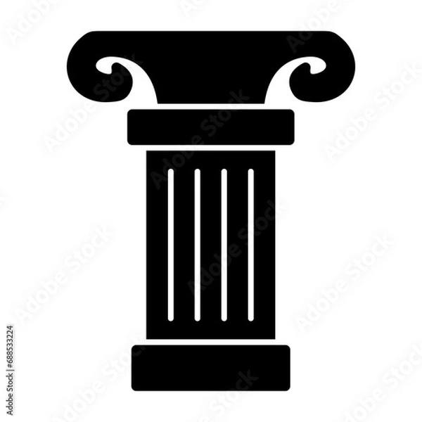 Fototapeta Pillar Icon