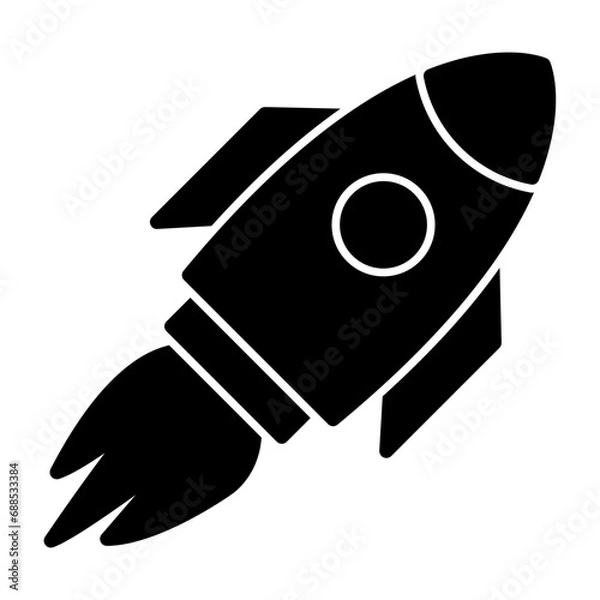 Fototapeta Rocket Icon