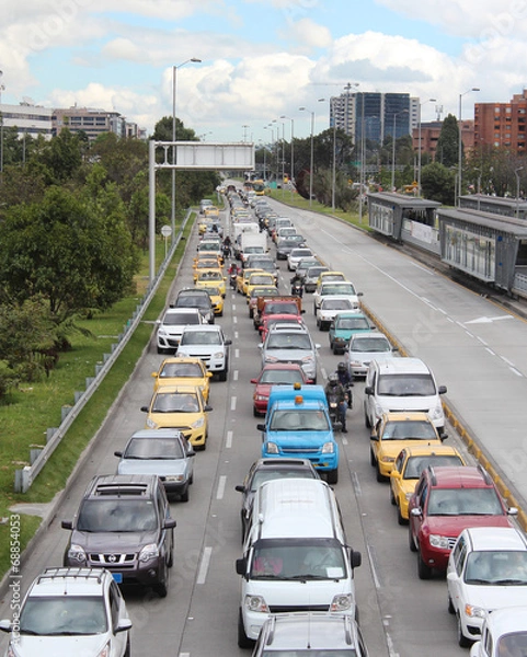 Fototapeta Traffic jam