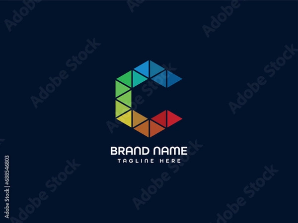 Obraz letter logo design