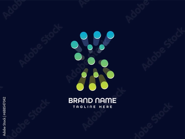 Obraz letter logo design