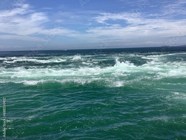 Fototapeta The Naruto whirlpools called Uzushio are tidal whirlpools in the Naruto Strait.