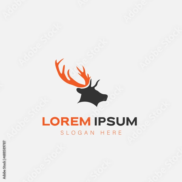 Fototapeta Deer Logo Vector Art, Icons, and Graphics for Free Download