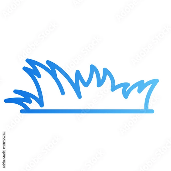 Obraz grass gradient icon