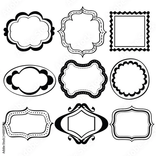 Fototapeta Elegant Ornate frames