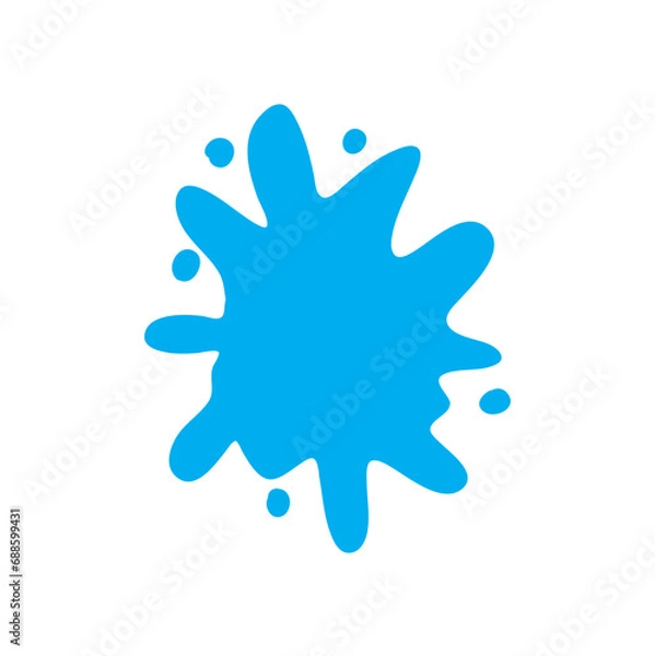 Obraz Blue water splash 