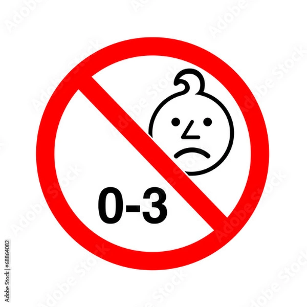 Fototapeta Alert wieku 0-3