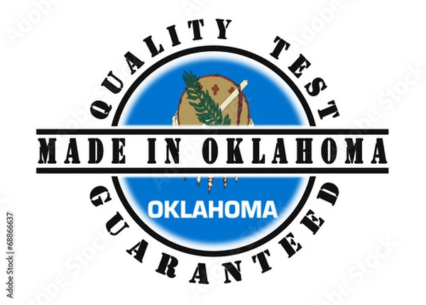 Obraz Quality test guaranteed stamp