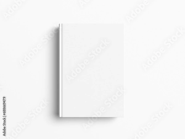Obraz Blank Book Template isolated on White Background