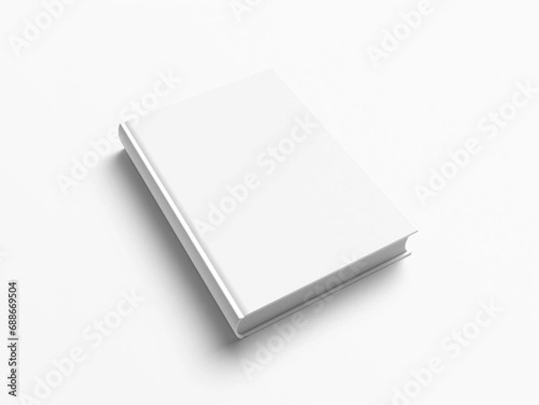 Obraz Blank Book Template isolated on White Background