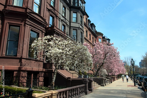 Obraz Back Bay, Boston..