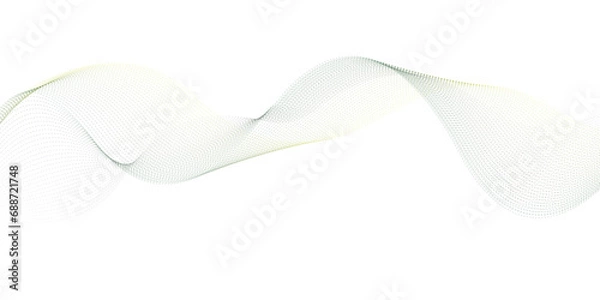 Fototapeta Abstract wavy stripes on a white background isolated. Wave line art, Curved smooth design. Vector illustration