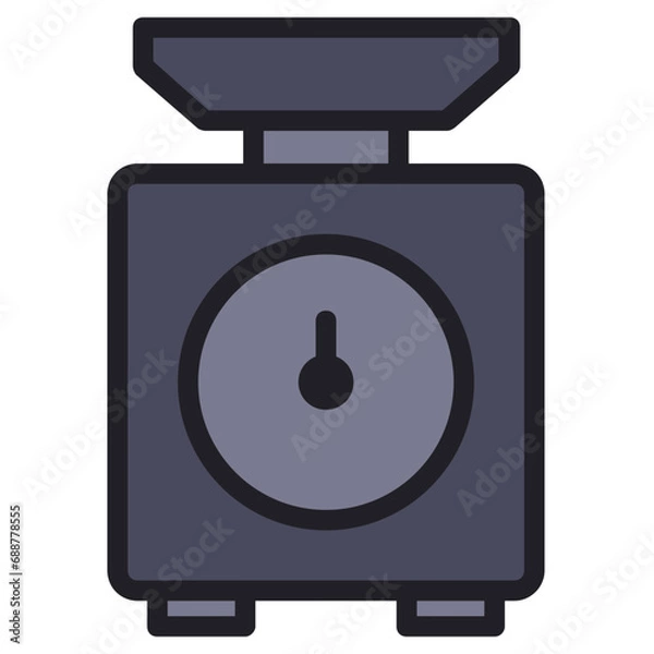 Fototapeta Kitchen scale