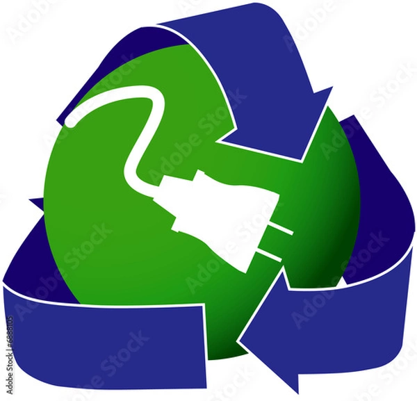 Obraz Green Electricity Icon