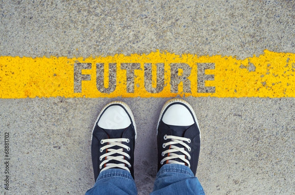 Obraz Wkrocz w przyszłość.