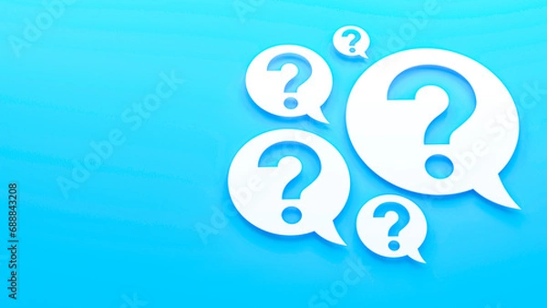 Fototapeta Question bubble