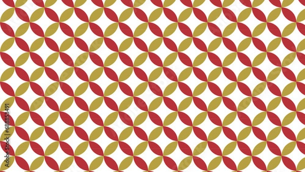 Fototapeta 七宝文様