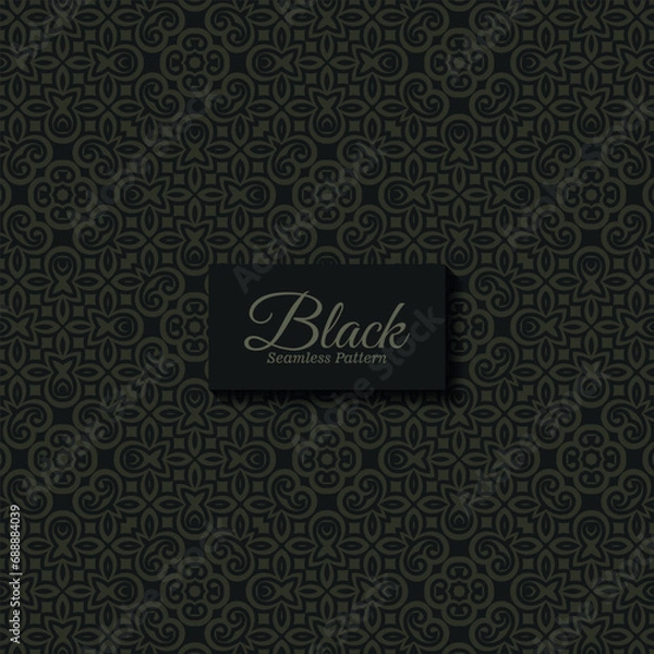 Obraz dark ethnic seamless pattern template