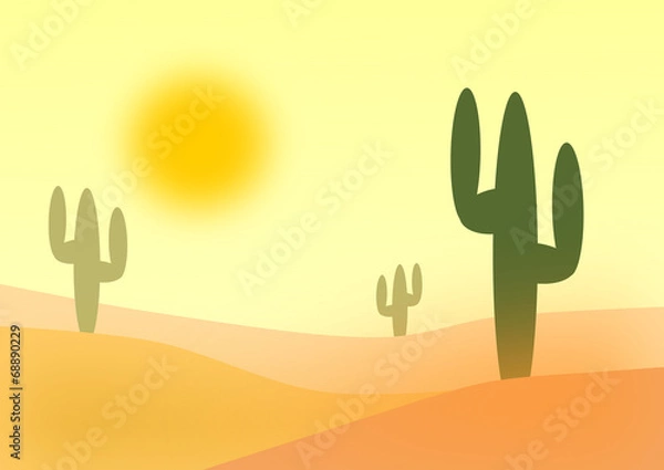 Fototapeta Desert Landscape