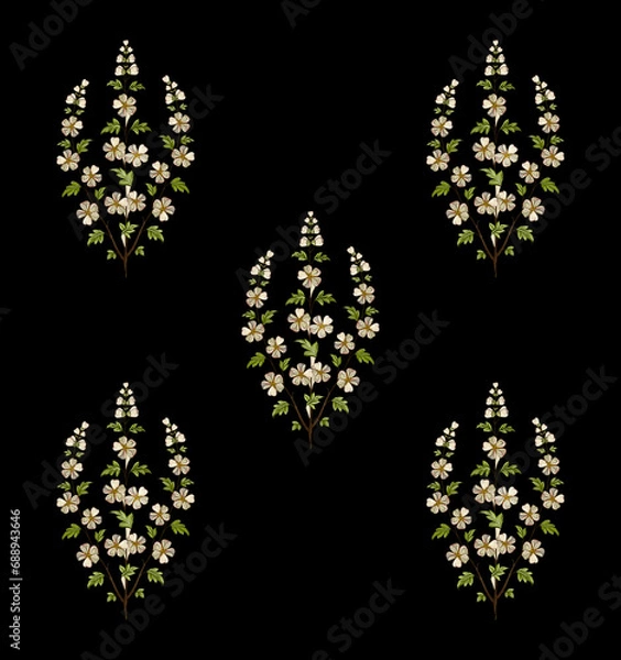 Obraz BORDER, TEXTURE, ELEMENTS, MORIF, IKAT, PATTREN,ABSTRACT