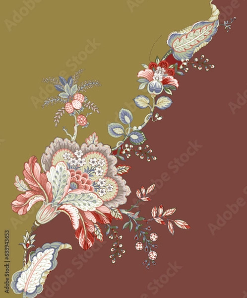 Obraz BORDER, TEXTURE, ELEMENTS, MORIF, IKAT, PATTREN,ABSTRACT