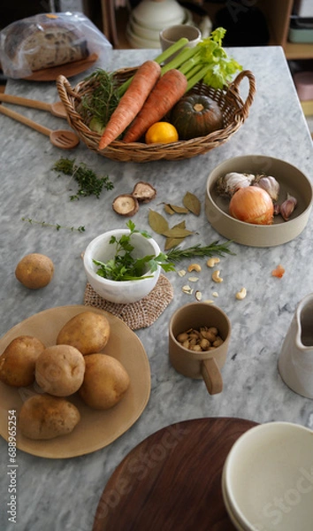 Fototapeta vegetable soup