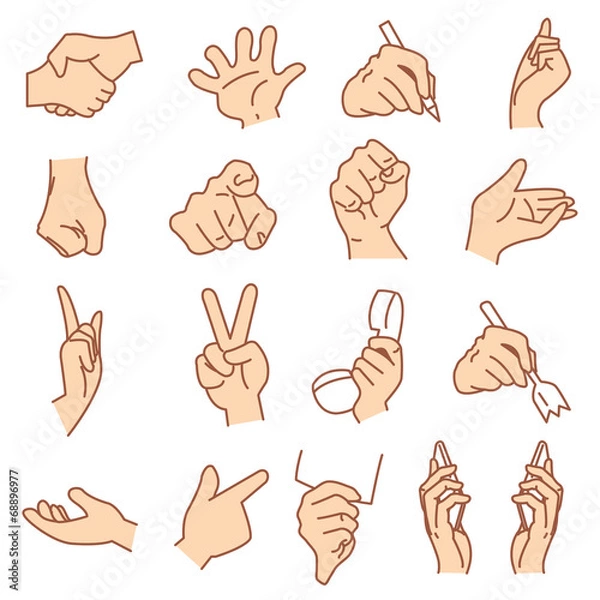Obraz 手ポーズ