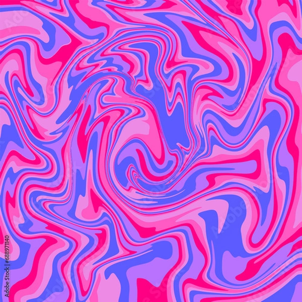 Obraz seamless pattern with pink and blue circles