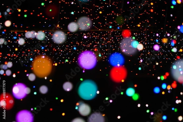 Obraz 玉ボケ～クリスマスイルミネーション